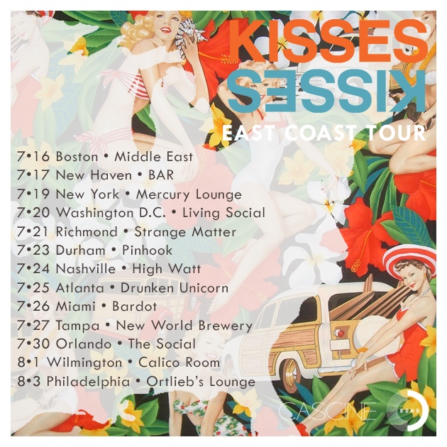 Kisses east coast tour