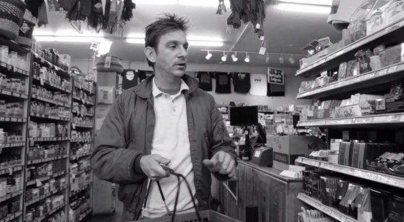 Go grocery shopping w/ Sonny and the Sunsets in the video for “Happy Carrot Health Food Store”