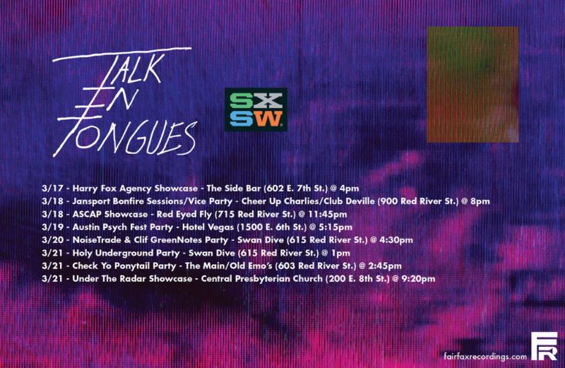 Talk In Tongues shares SXSW schedule, full Spring tour — pre-order their debut album, Alone With a Friend, now!