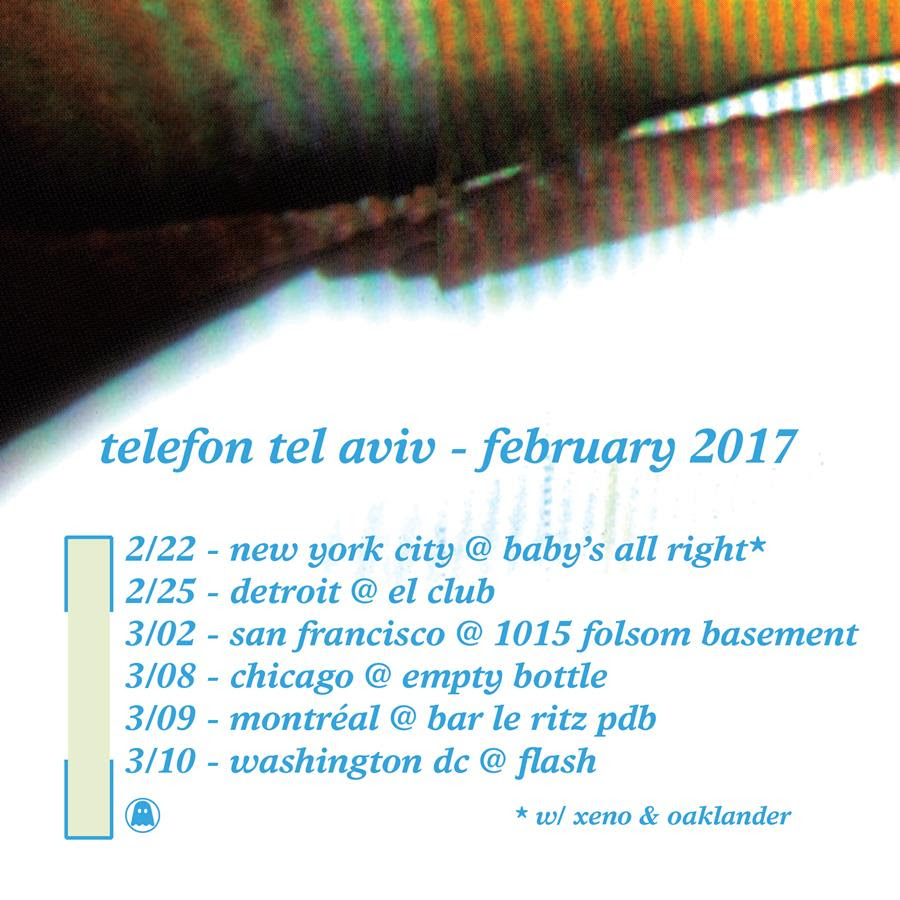 Telefon Tel Aviv announces Feb / March North American tour dates In Support of Fahrenheit Fair Enough Reissue