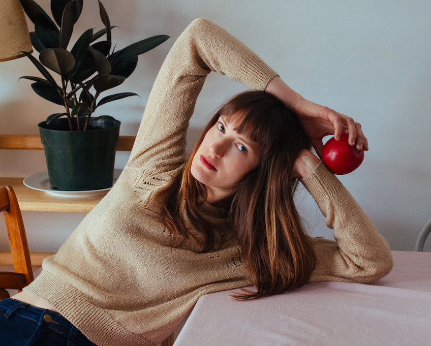 Annie Hart of Au Revoir Simone shares new single / video “Hard To Be Still” via VOGUE