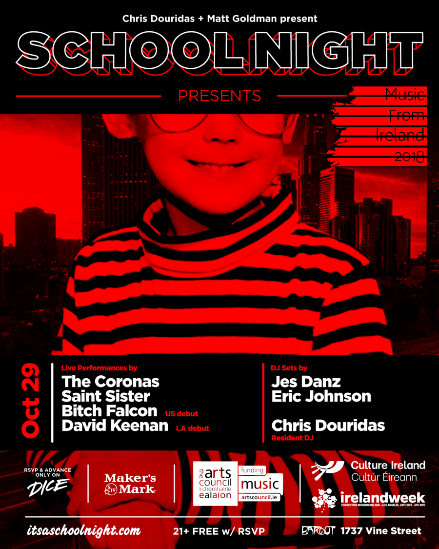 Saint Sister returns to LA to perform at School Night’s Irish Showcase on 10/29