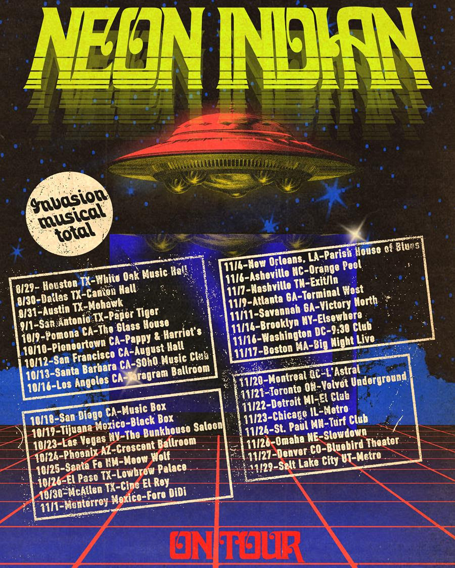 Neon Indian announces tour across North America this fall