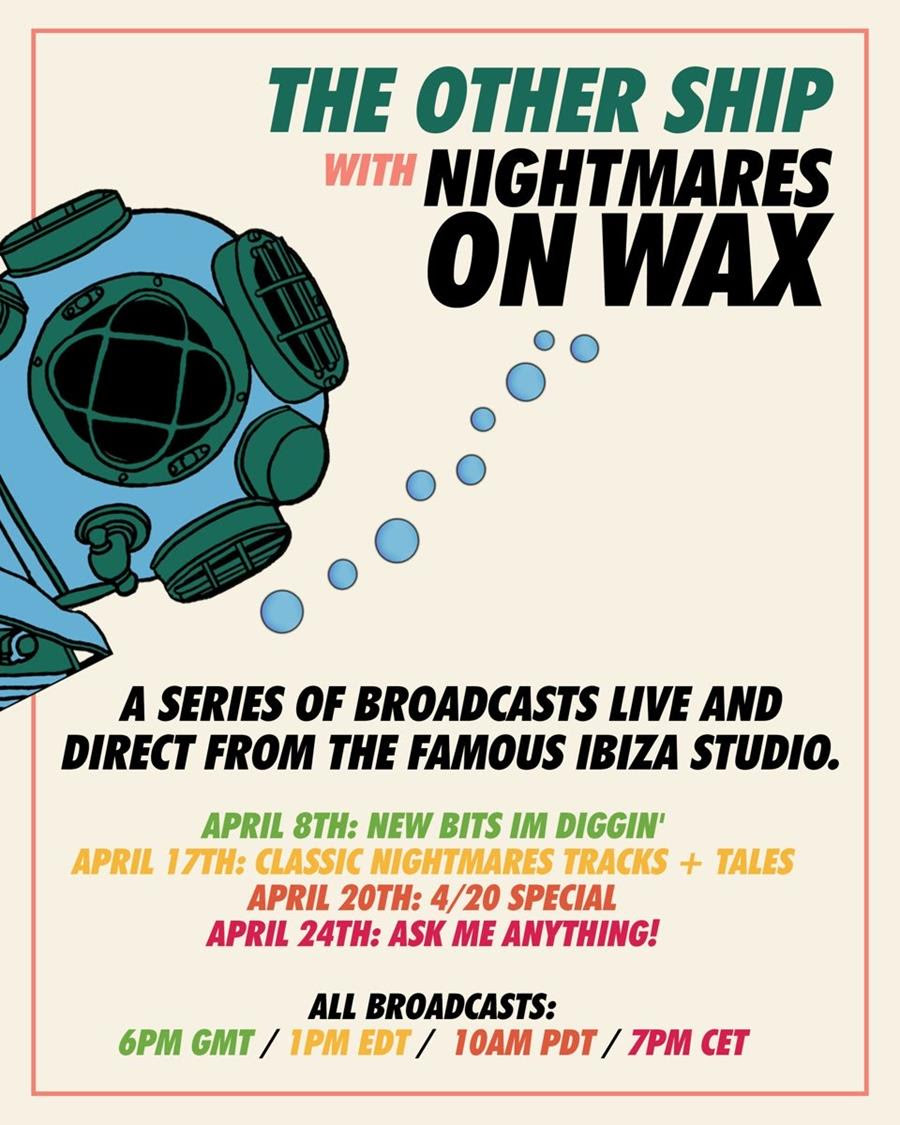 Nightmares on Wax shares new livestream event schedule around release of 25th Anniversary edition of Smokers Delight