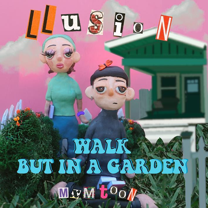 LLusion teams up with mxmtoon on “walk but in a garden,” from forthcoming mixtape